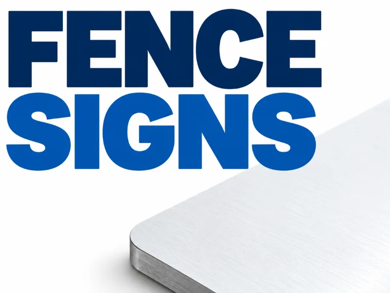 FENCE SIGNS