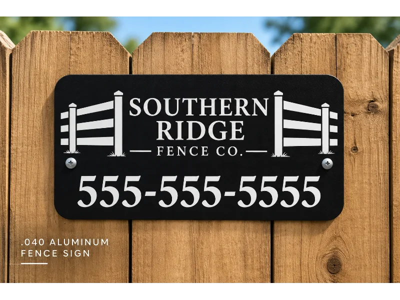 .040 Aluminum Signs